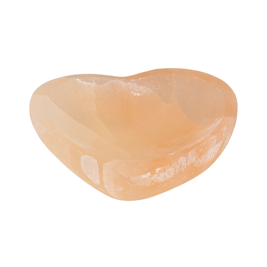 Red Selenite Heart Shaped Bowl | Religious Altars | Wiccan Center