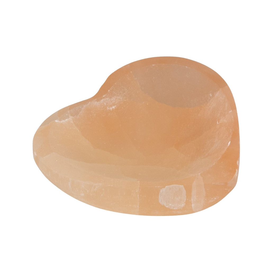 Red Selenite Heart Shaped Bowl | Religious Altars | Wiccan Center