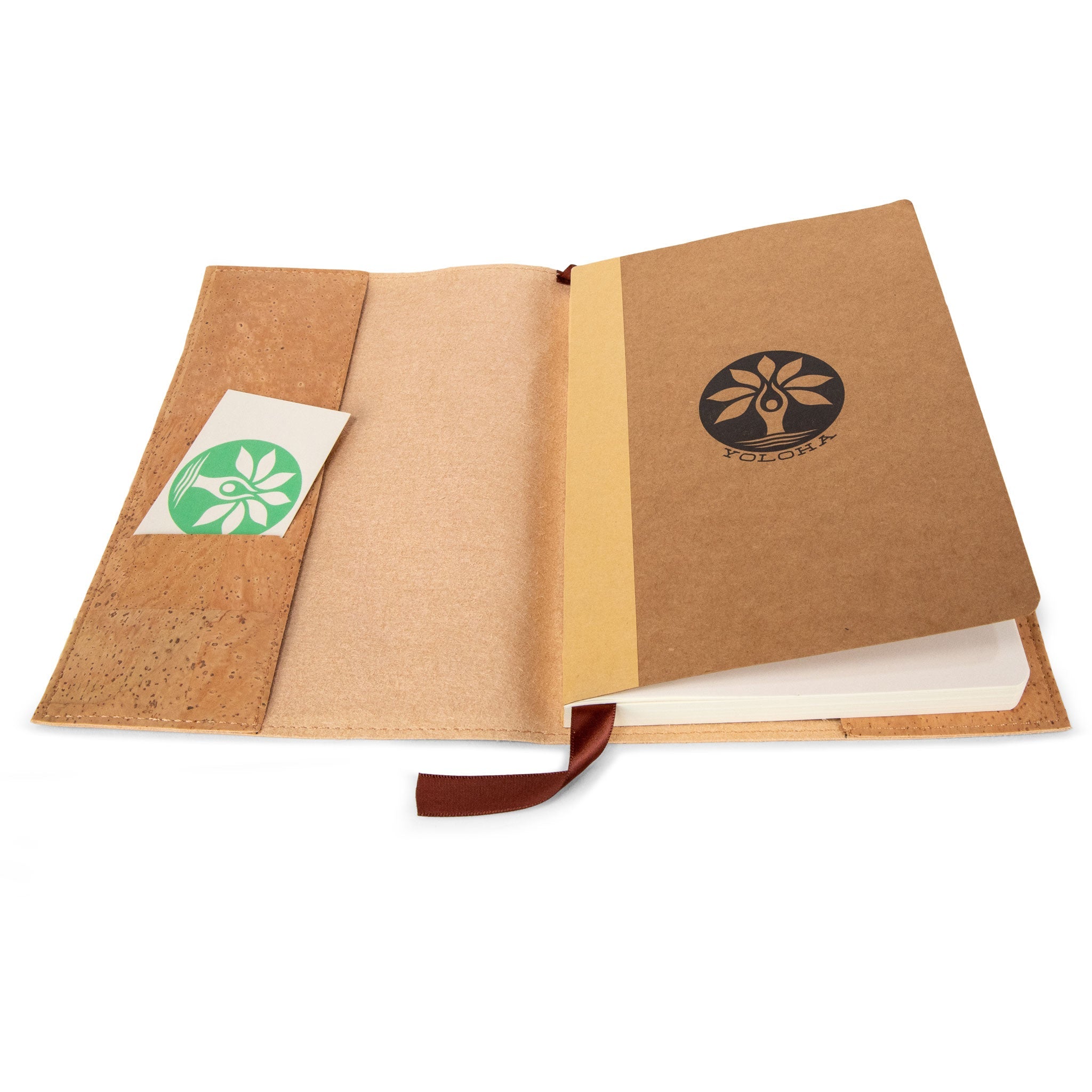 Refillable Cork Journal Book | Notebooks & Notepads | Wiccan Center