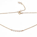 Rice Pearls Necklace with Swarovski Clasp