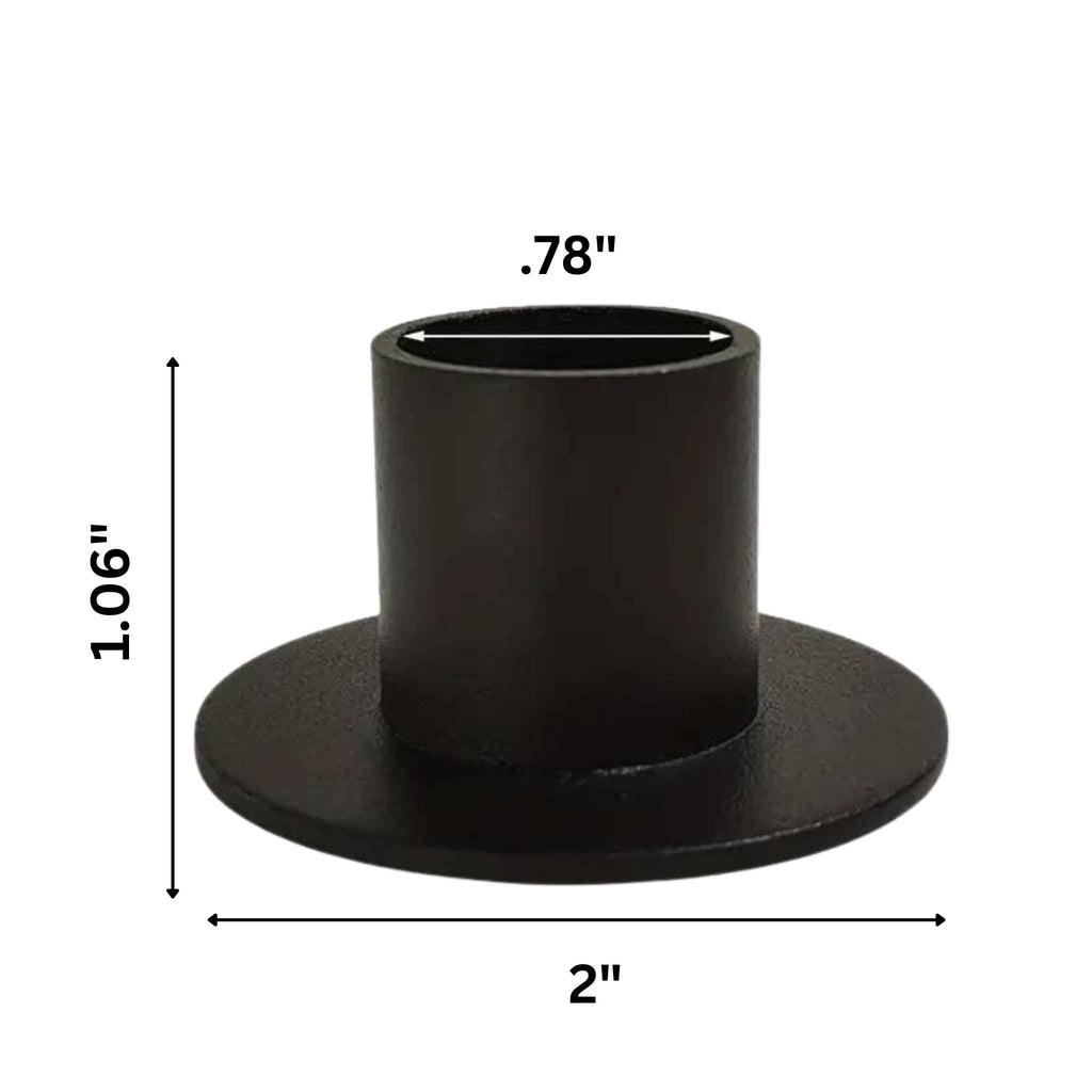 Black Taper Candle Holder | | Wiccan Center