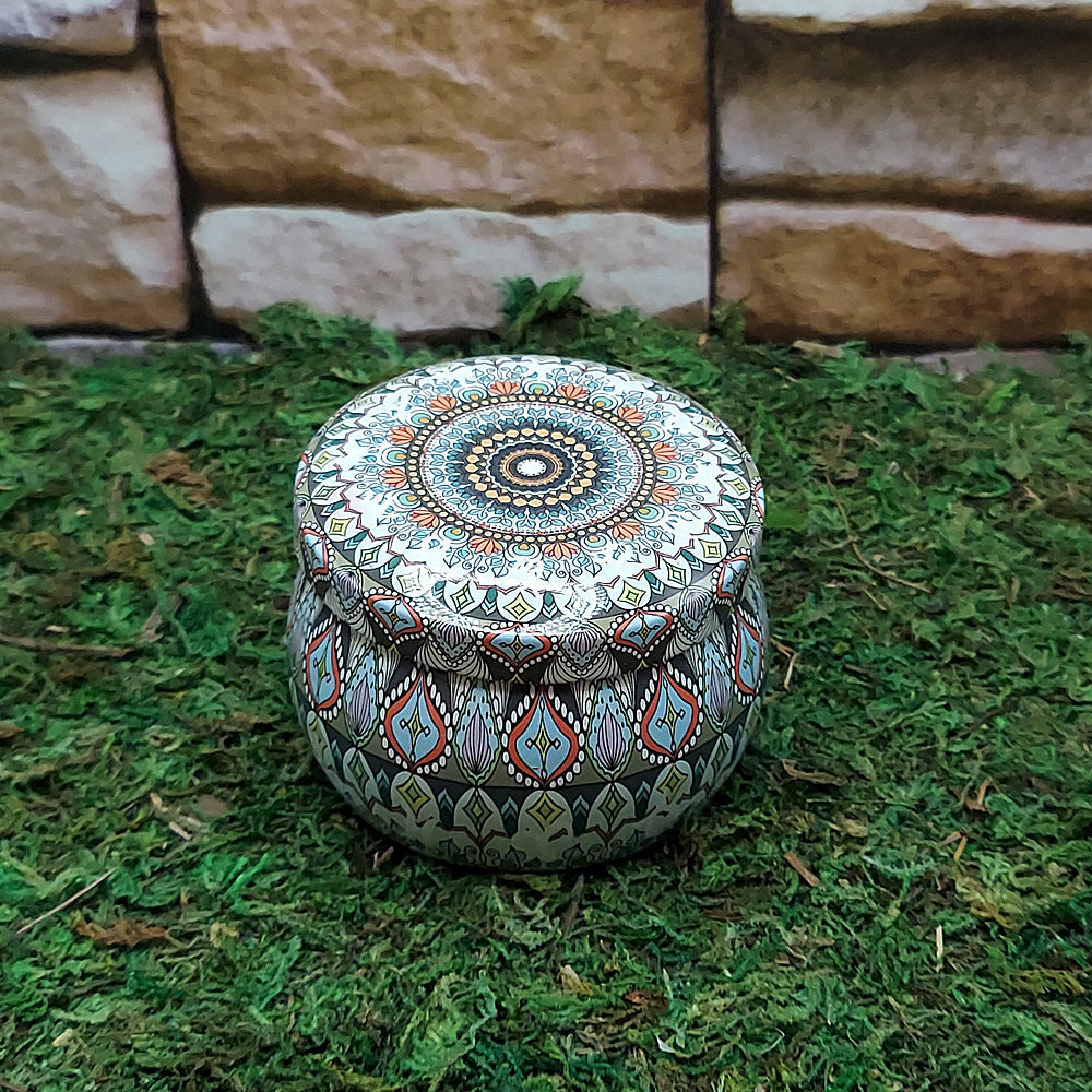 Ritual Tin Candle w/Crystals | Candle | Wiccan Center