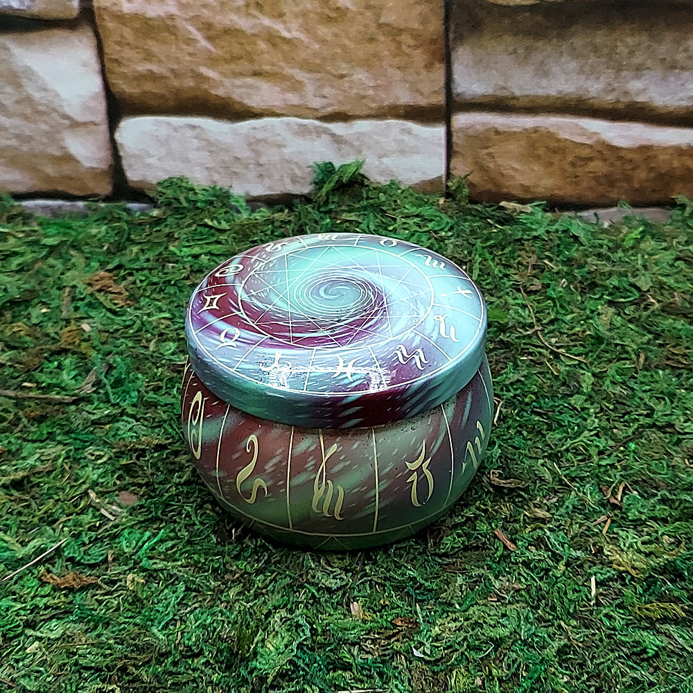 Ritual Tin Candle w/Crystals | Candle | Wiccan Center