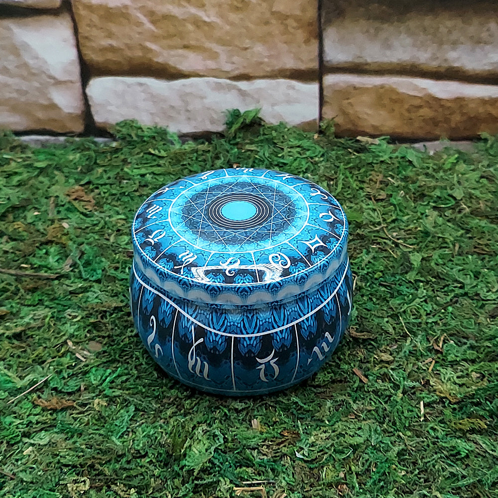 Ritual Tin Candle w/Crystals | Candle | Wiccan Center