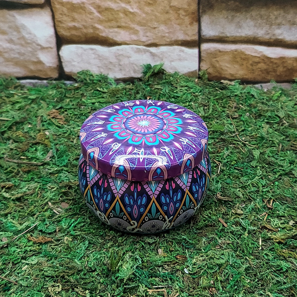 Ritual Tin Candle w/Crystals | Candle | Wiccan Center