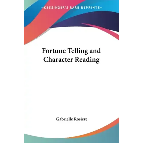 Fortune Telling and Character Reading - Paperback | Books | Wiccan Center