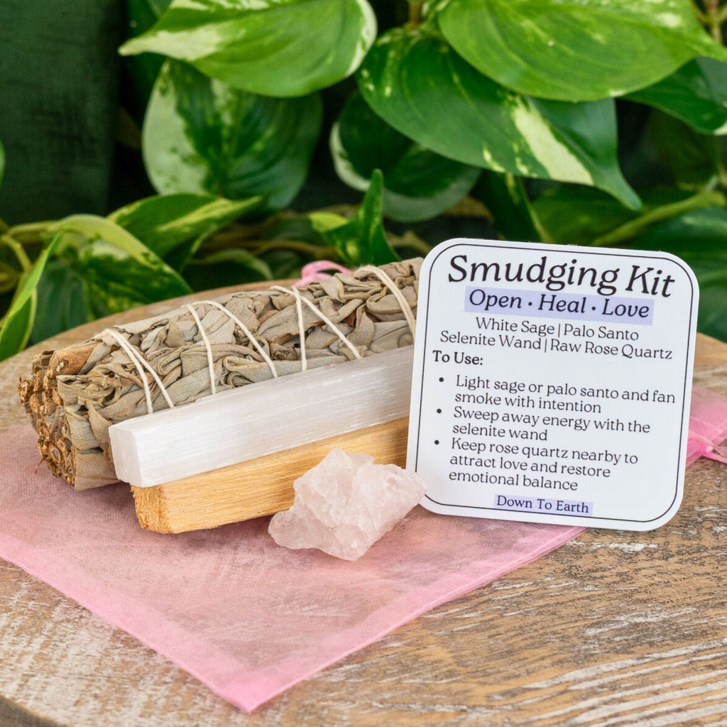 Rose Quartz Smudging Kit | Religious Items | Wiccan Center