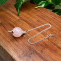 Rose Quartz Sephoroton Pendulum | | Wiccan Center