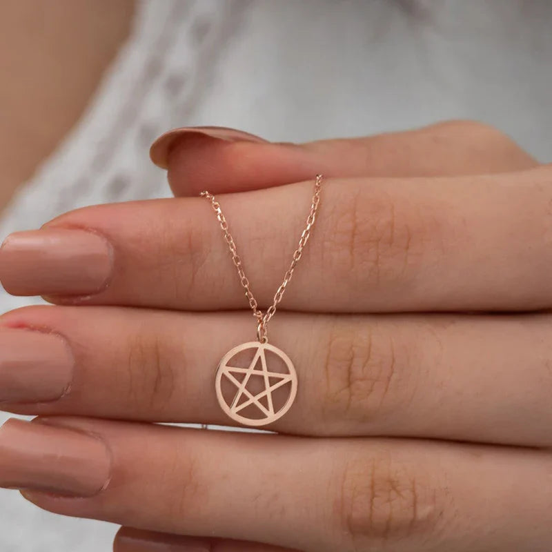 Pentacle Chain Necklace | necklace | Wiccan Center