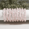 Rose Quartz Chip Bracelet (Creativity and Calming)