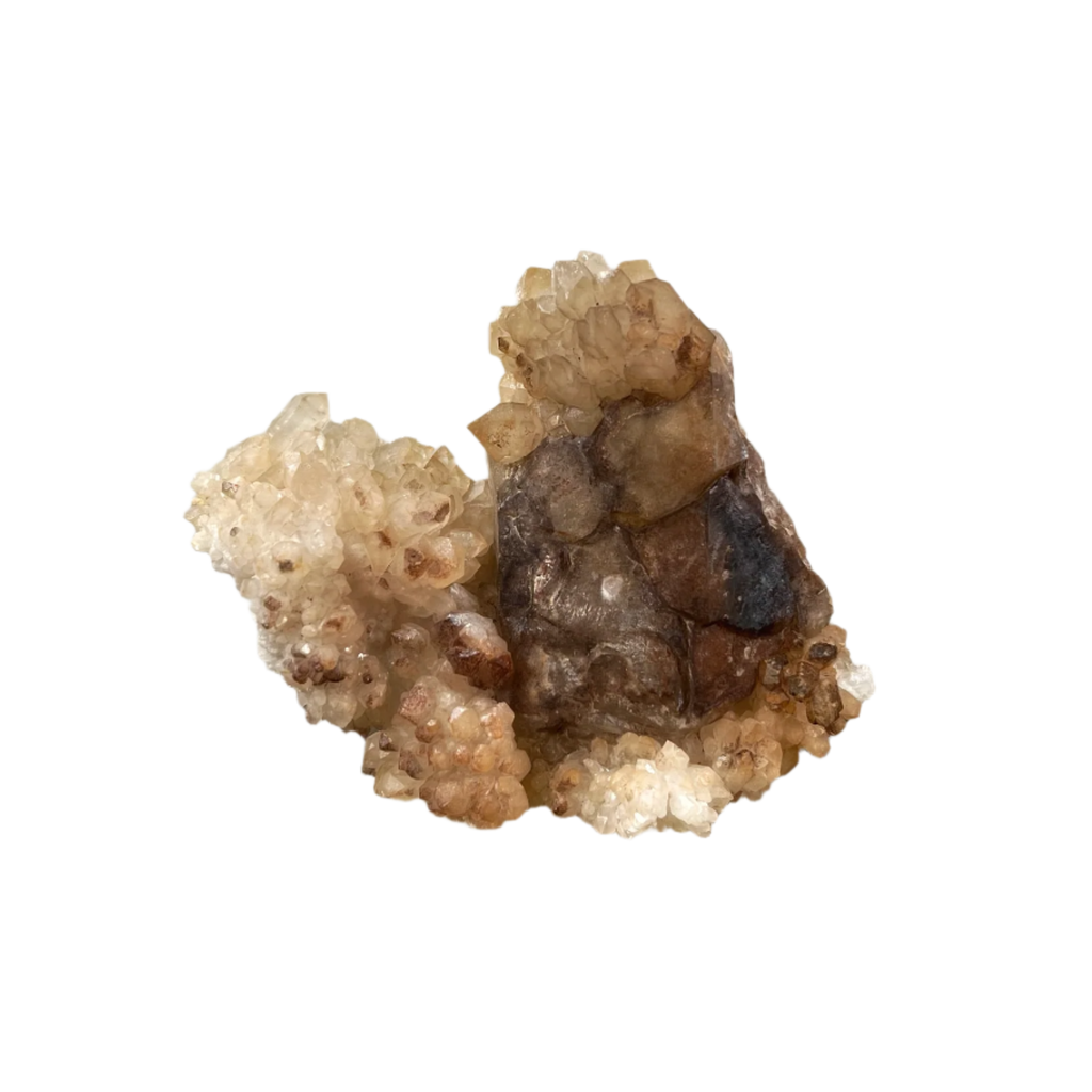 Rose Quartz Hematite Large Cluster