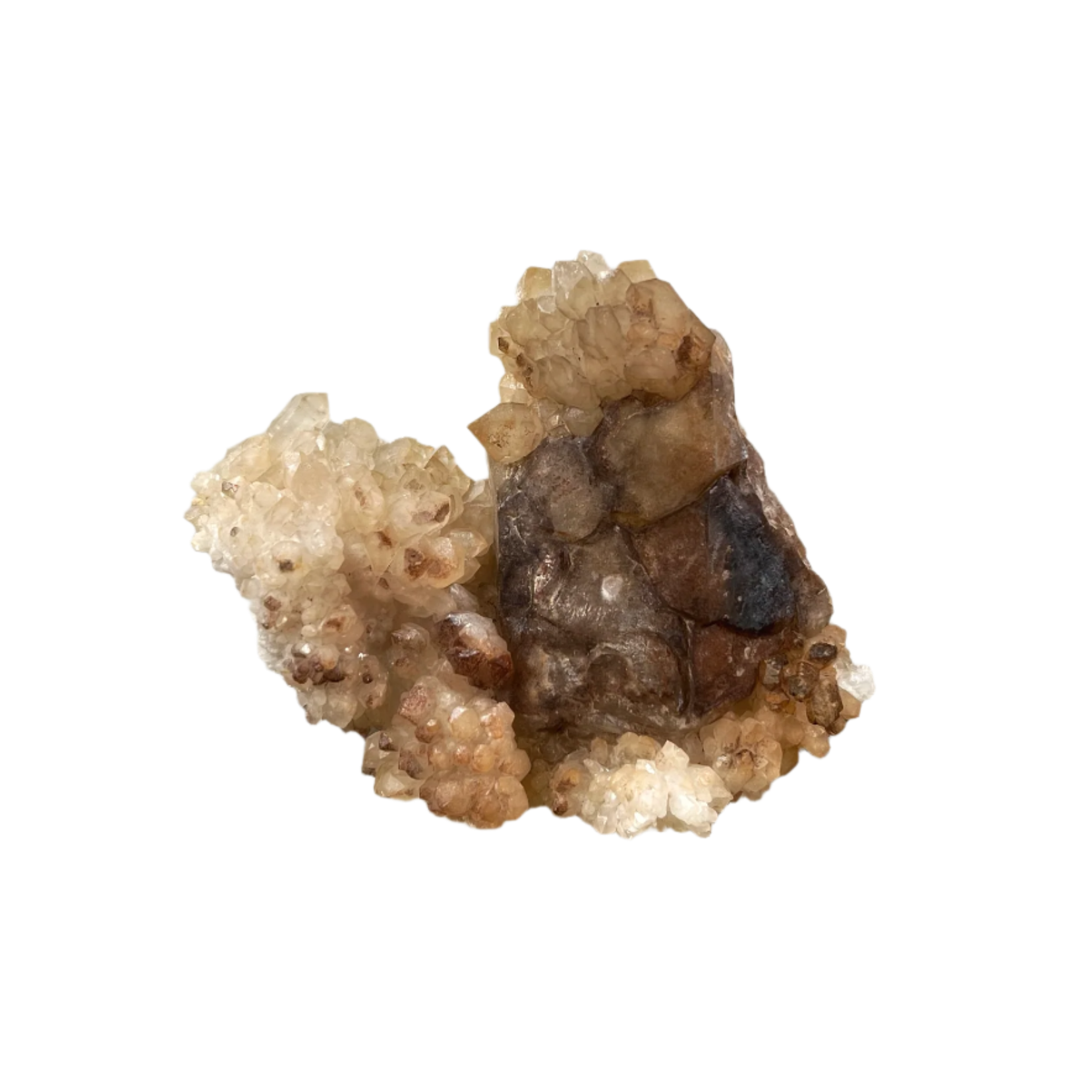 Rose Quartz Hematite Large Cluster