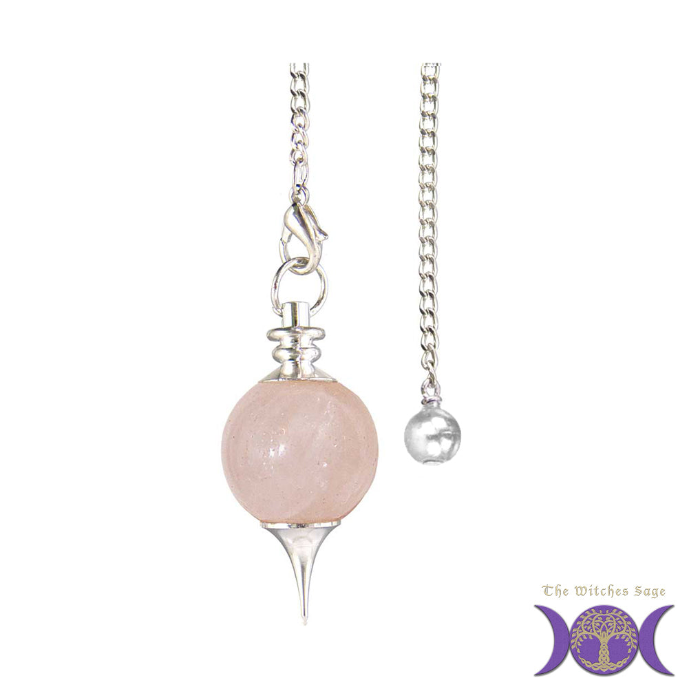 Rose Quartz Pendulum | Pendulum | Wiccan Center