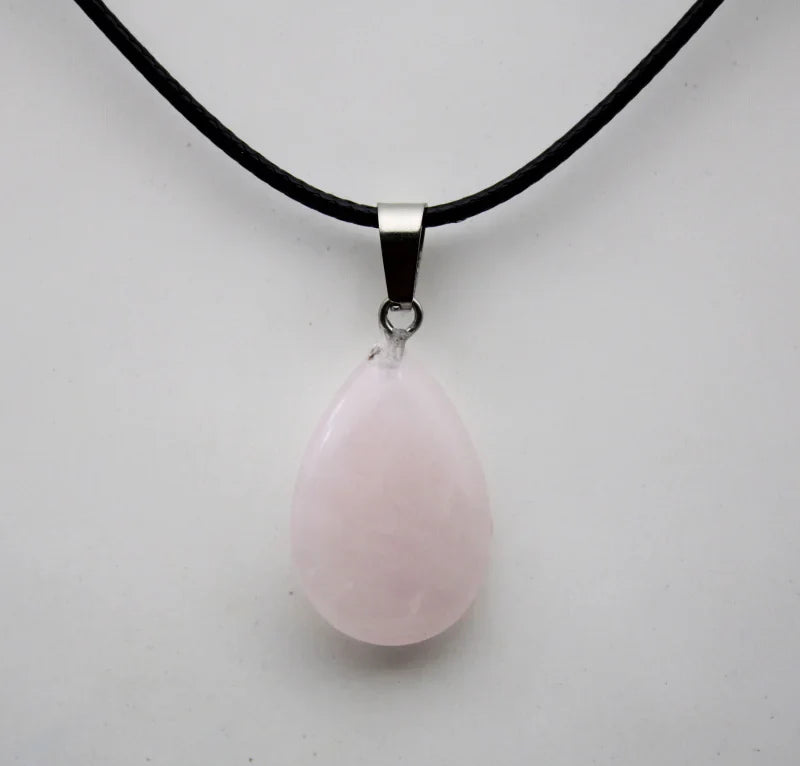 Crystal Teardrop Pendant Necklace | necklace | Wiccan Center