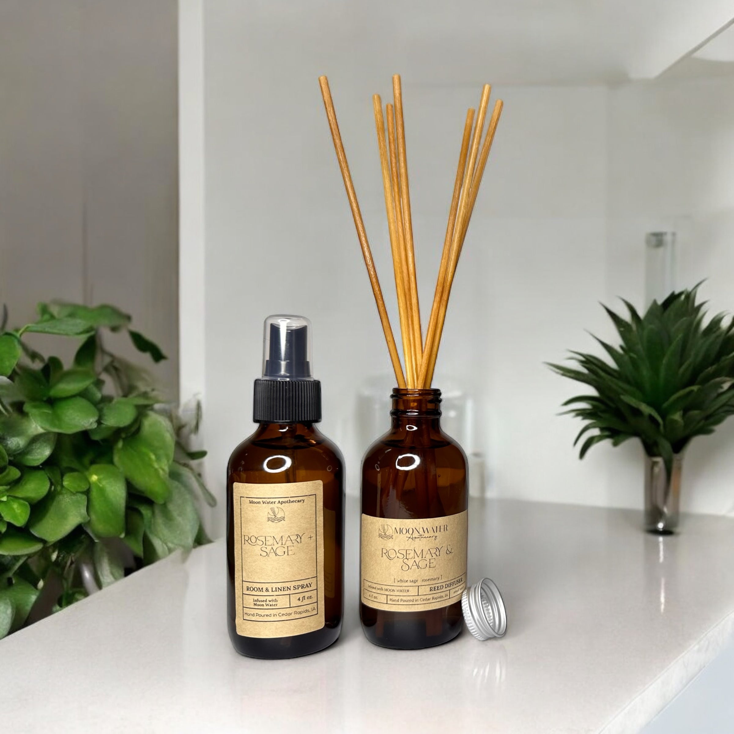 Rosemary + Sage - ROOM & LINEN SPRAY -- by Moon Water Apothecary! | | Wiccan Center