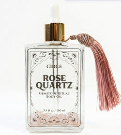 Rose Quartz Body Oil – Crystal Self-Love & Glow | 3.4 oz | | Wiccan Center