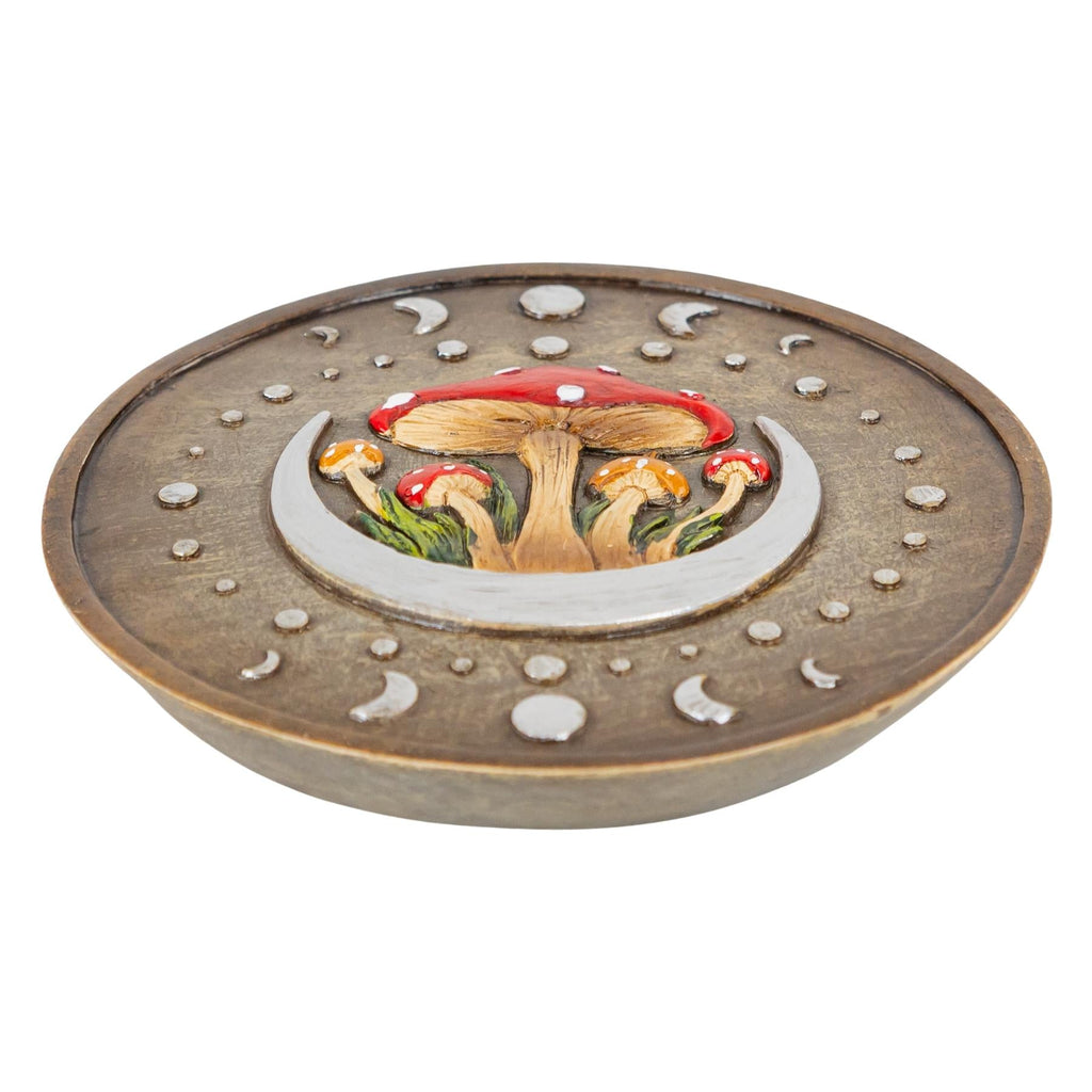 Round Mushroom Incense Burner | | Wiccan Center