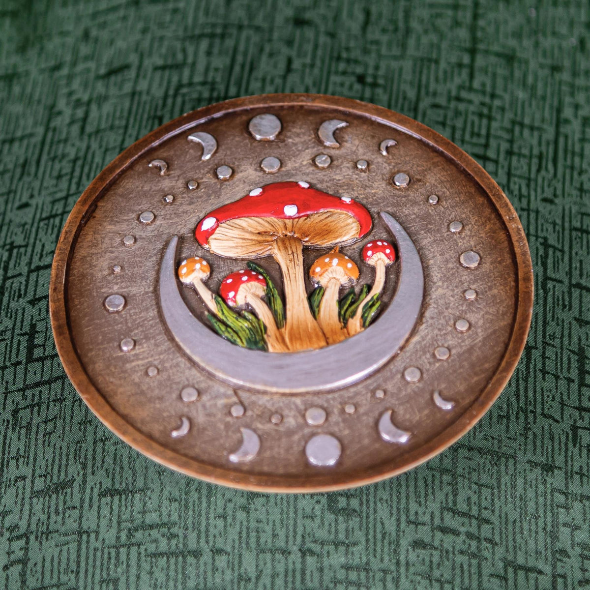 Round Mushroom Incense Burner | | Wiccan Center