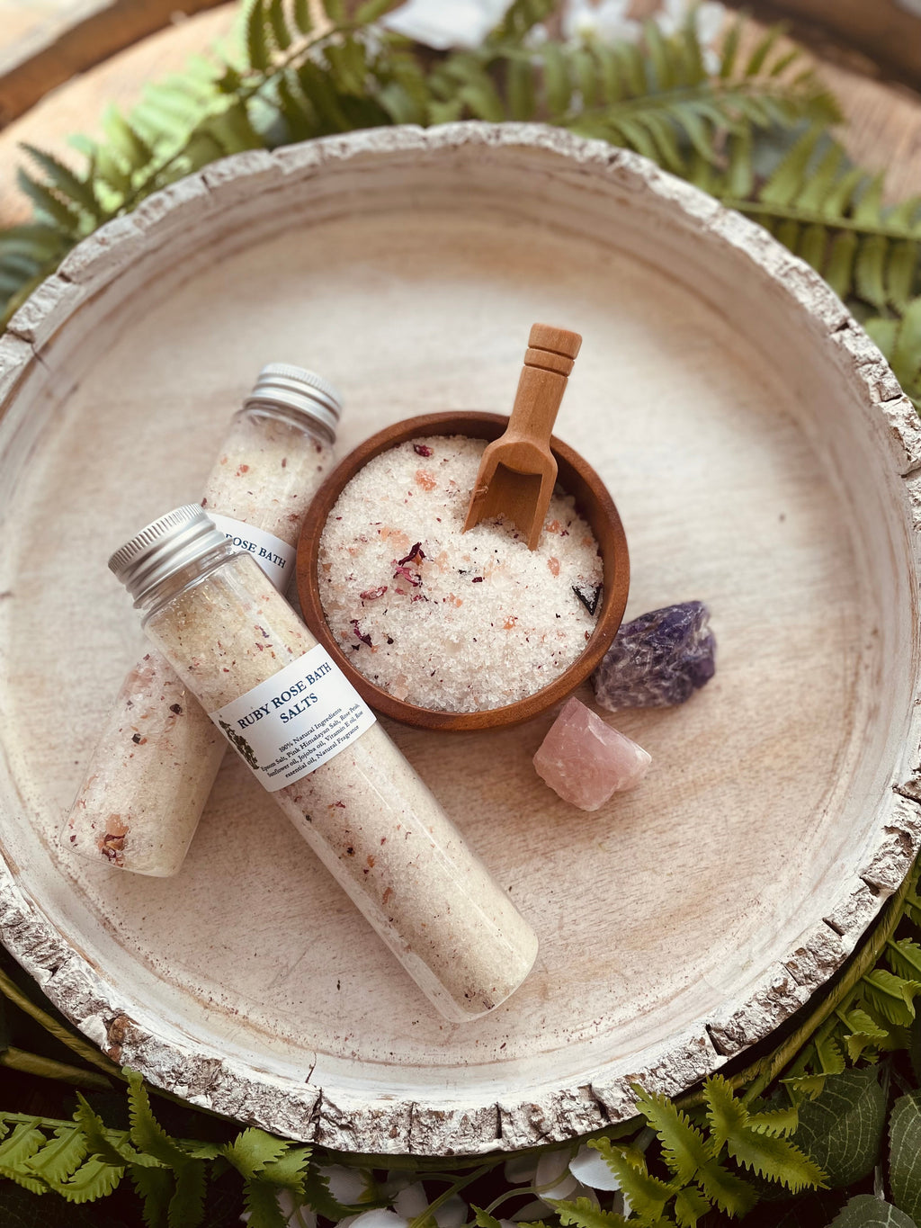 Ruby Rose Bath Salt Tubes | | Wiccan Center