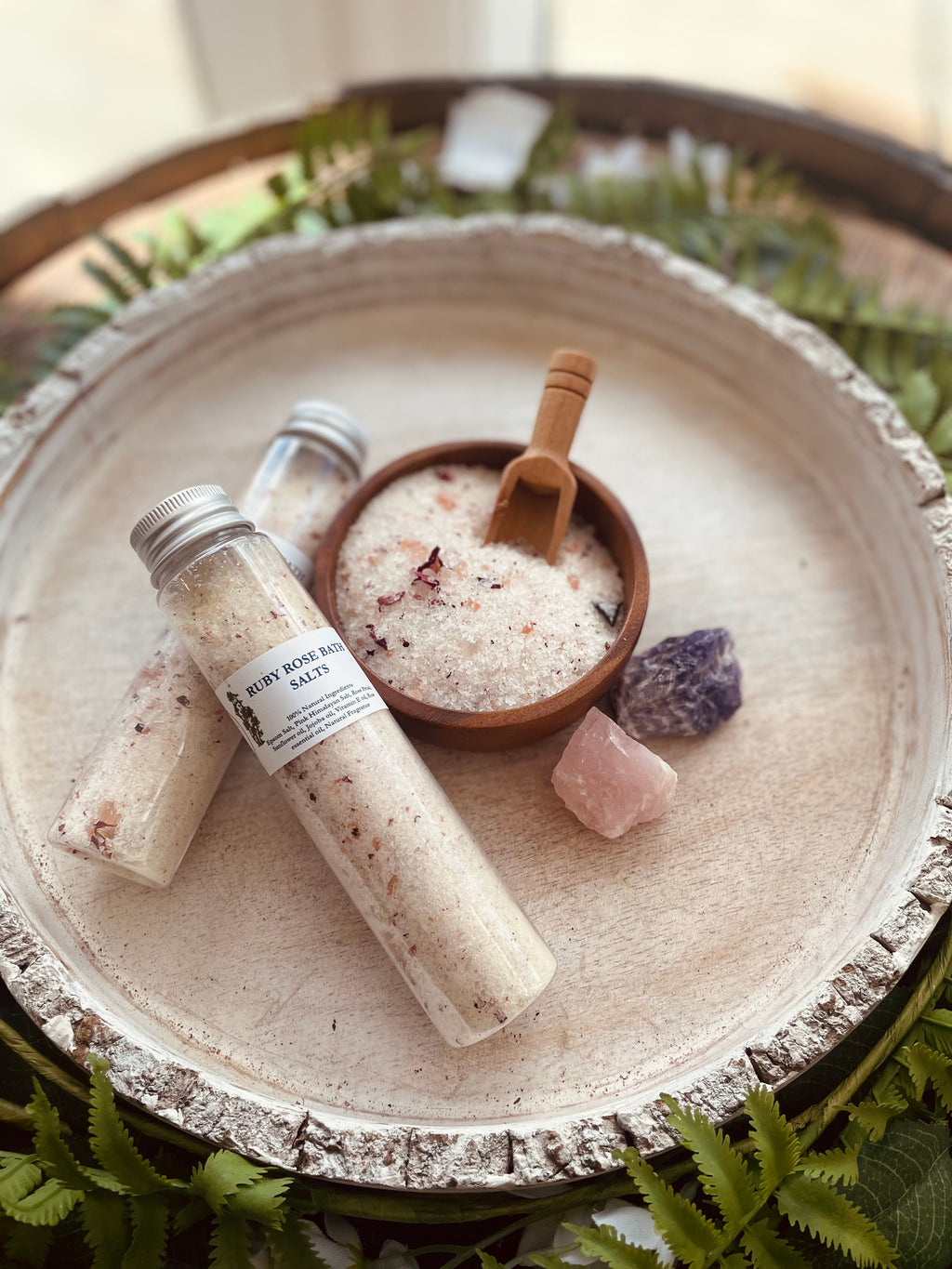 Ruby Rose Bath Salt Tubes | | Wiccan Center