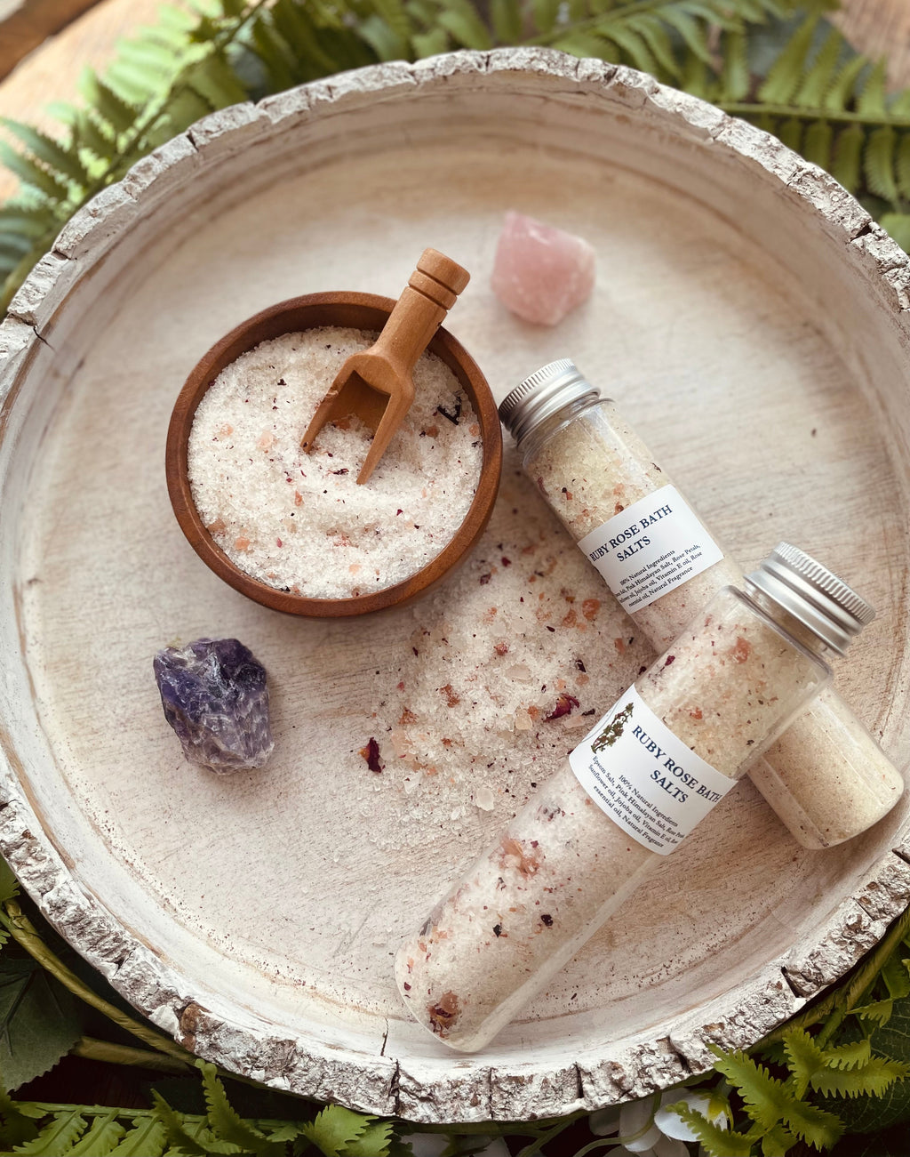 Ruby Rose Bath Salt Tubes | | Wiccan Center