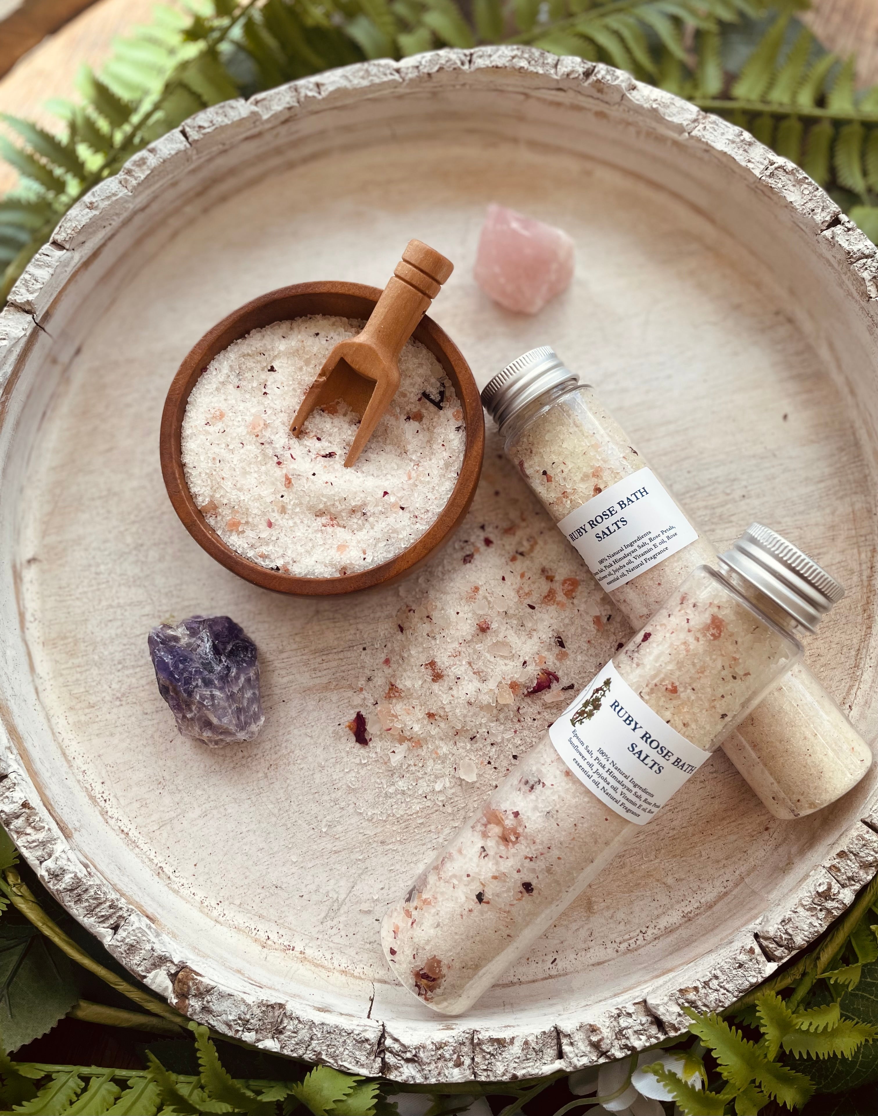 Ruby Rose Bath Salt Tubes | | Wiccan Center