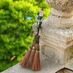 Crystal Charm Brooms | broomstick | Wiccan Center