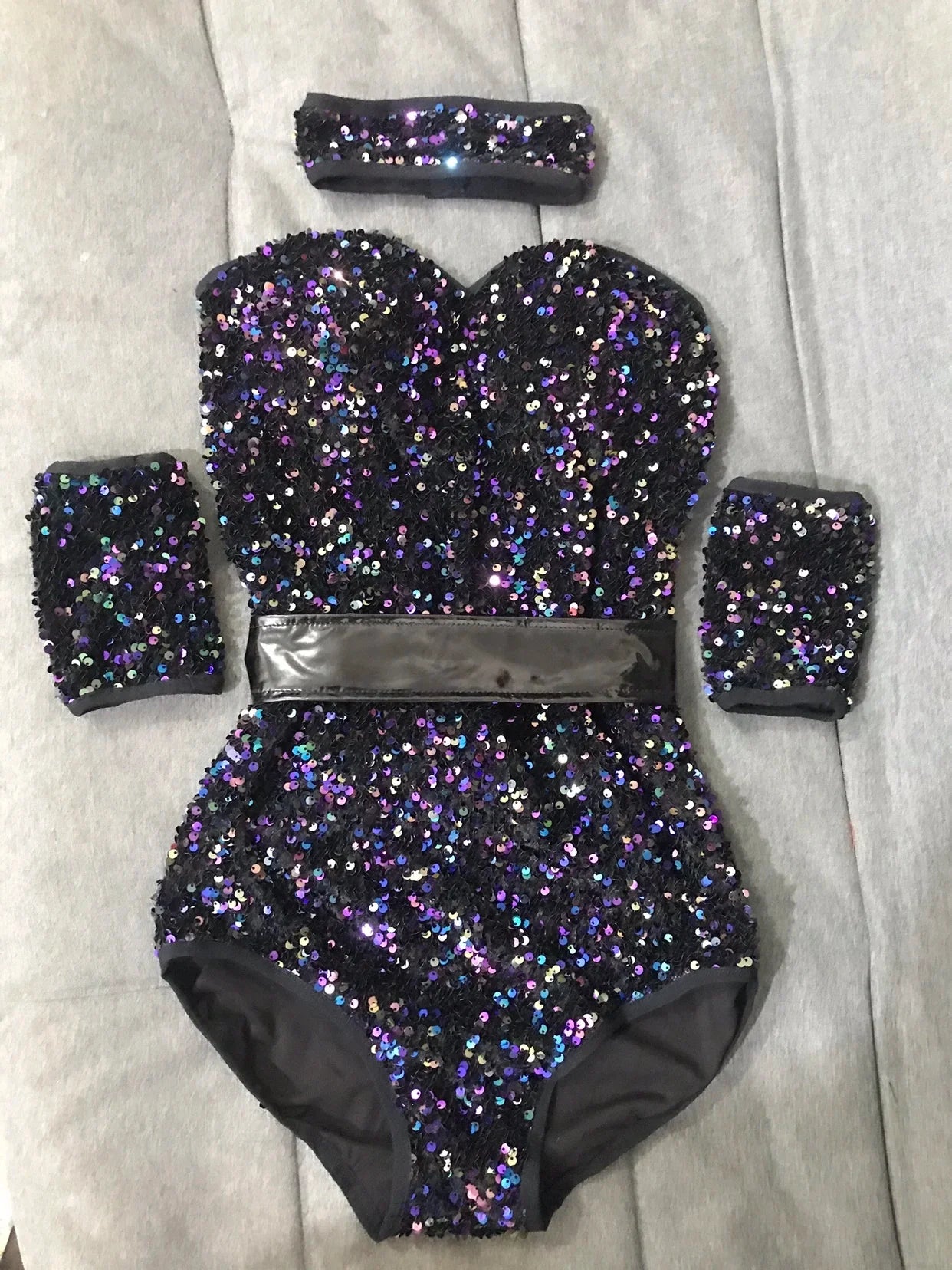 The Stardust Dynasty Sequin Bodysuit – Luxury Structured Stage Leotard | Costume Sets | Wiccan Center