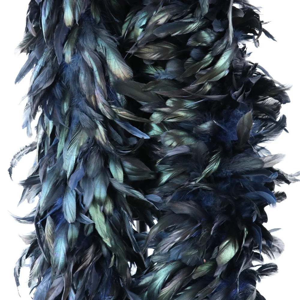 Natural Fluffy Rooster Feather Marabou Boa