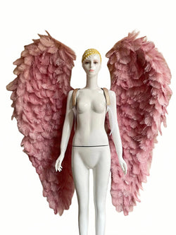 Large Feather Angel Wings Backpiece with Shoulder Straps | Wings | Wiccan Center