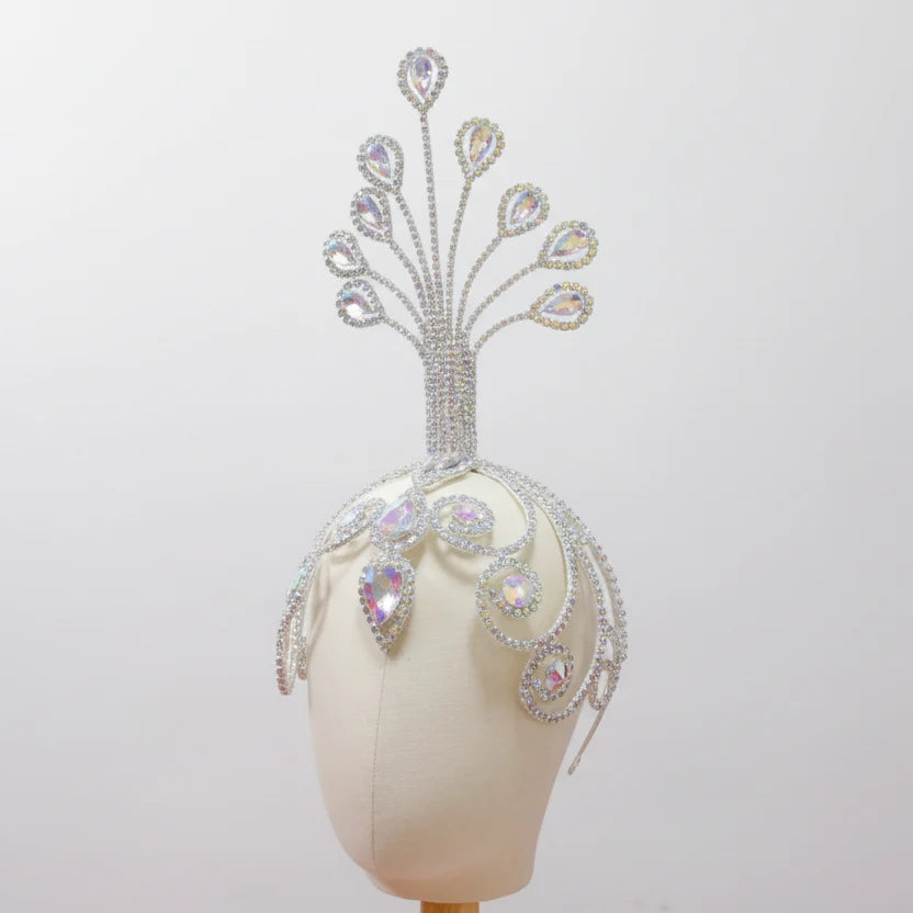 Peacock Rhinestone Headpiece | Headpiece | Wiccan Center