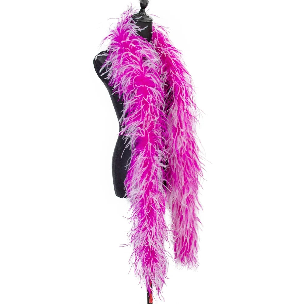 Mixed Color Ostrich Feather Boa & Shawl (2 Meters) | Feather Boas | Wiccan Center