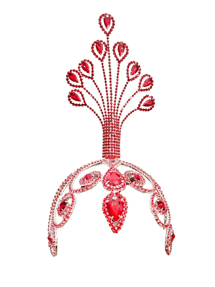 Peacock Rhinestone Headpiece | Headpiece | Wiccan Center