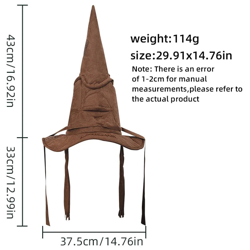 Halloween Witch Hat Pointed Wizard Costume Accessory | | Wiccan Center