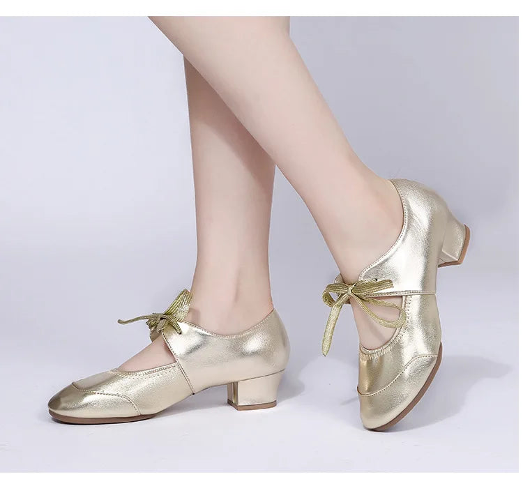The Stardust Encore Practice Oxford – Leather Latin & Jazz Dance Shoe