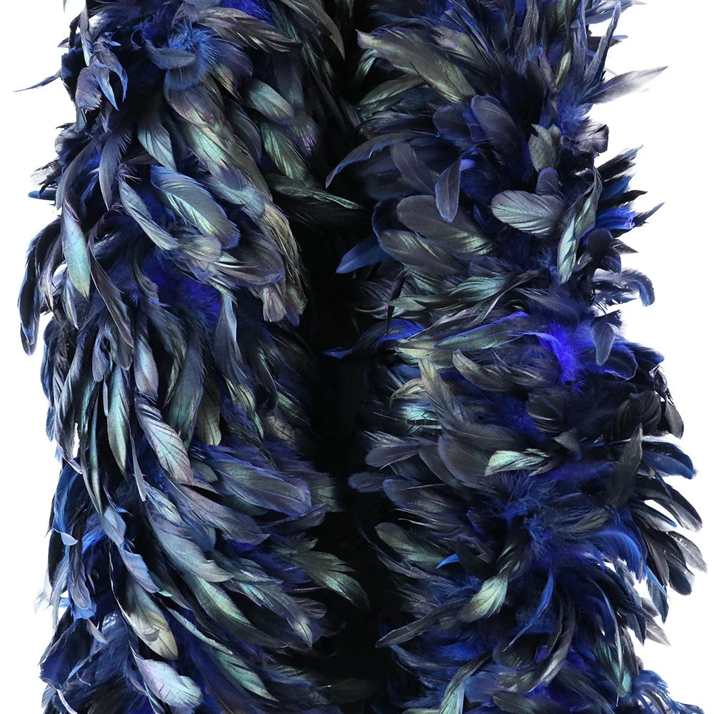 Natural Fluffy Rooster Feather Marabou Boa