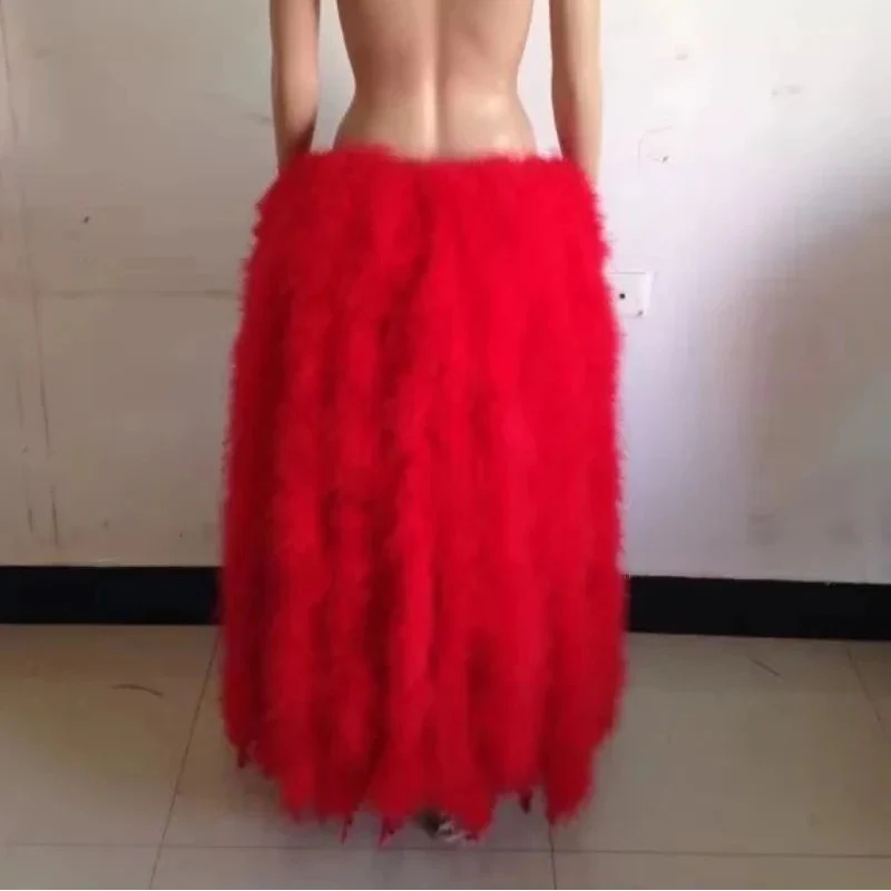 Long Feather Bustle Skirt Costume Accessory | Tailfeathers | Wiccan Center