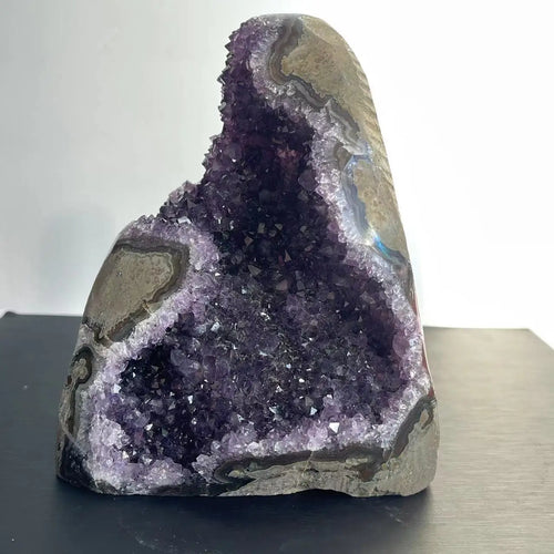 1PC Natural Amethyst Crystal Cluster Quartz Raw Crystals Healing Stone Ore Mineral Home Decor Purple Cornucopia Feng Shui Stone | | Wiccan Center