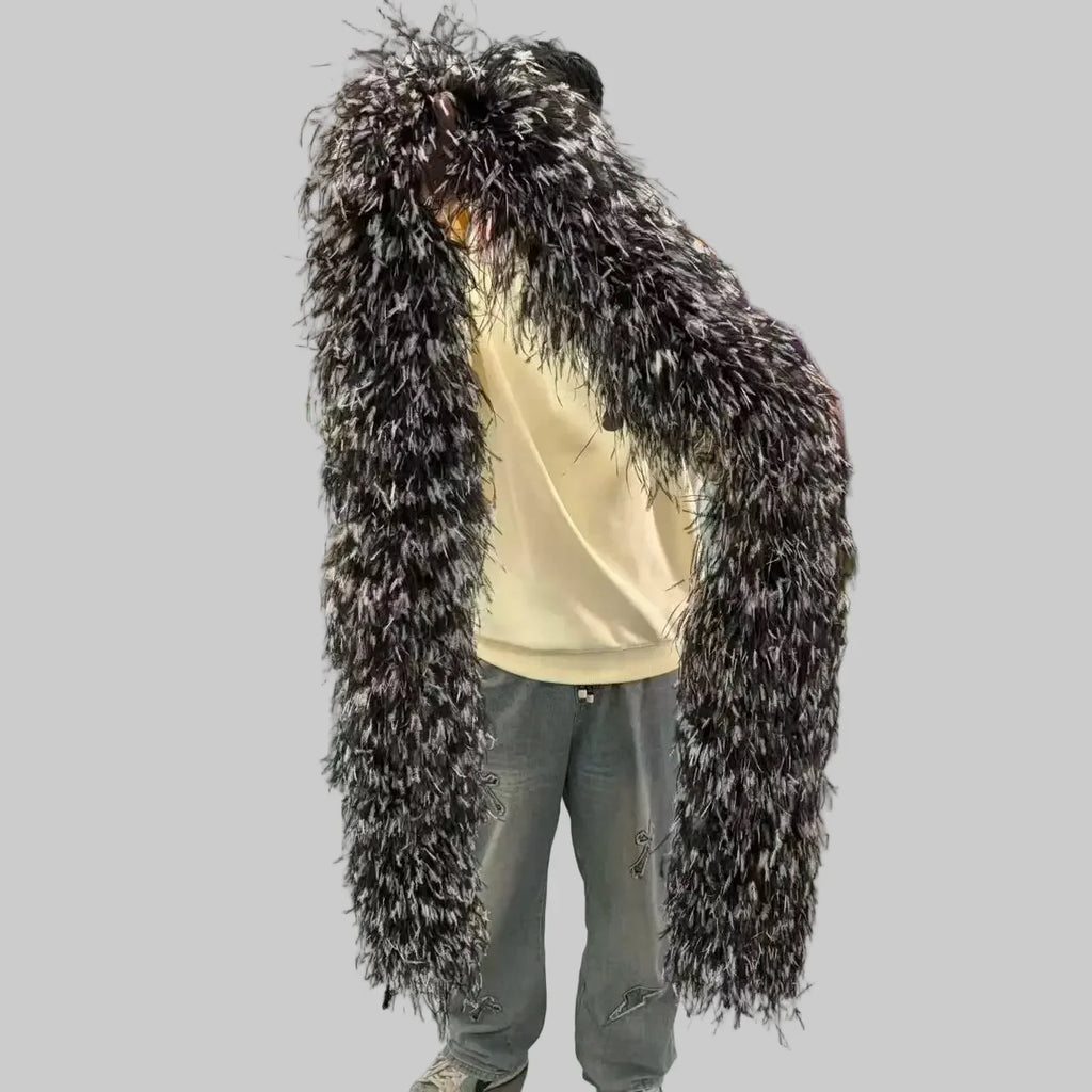 2M Tie-Dye Ostrich Feather Boa Shawl
