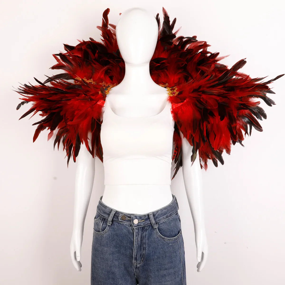 Festival Carnival Feather Shawl | Feather Shawl | Wiccan Center