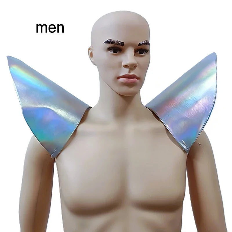 The Stardust Stratosphere Wings – Futuristic Flying Shoulder Vest | Shoulder Pieces | Wiccan Center