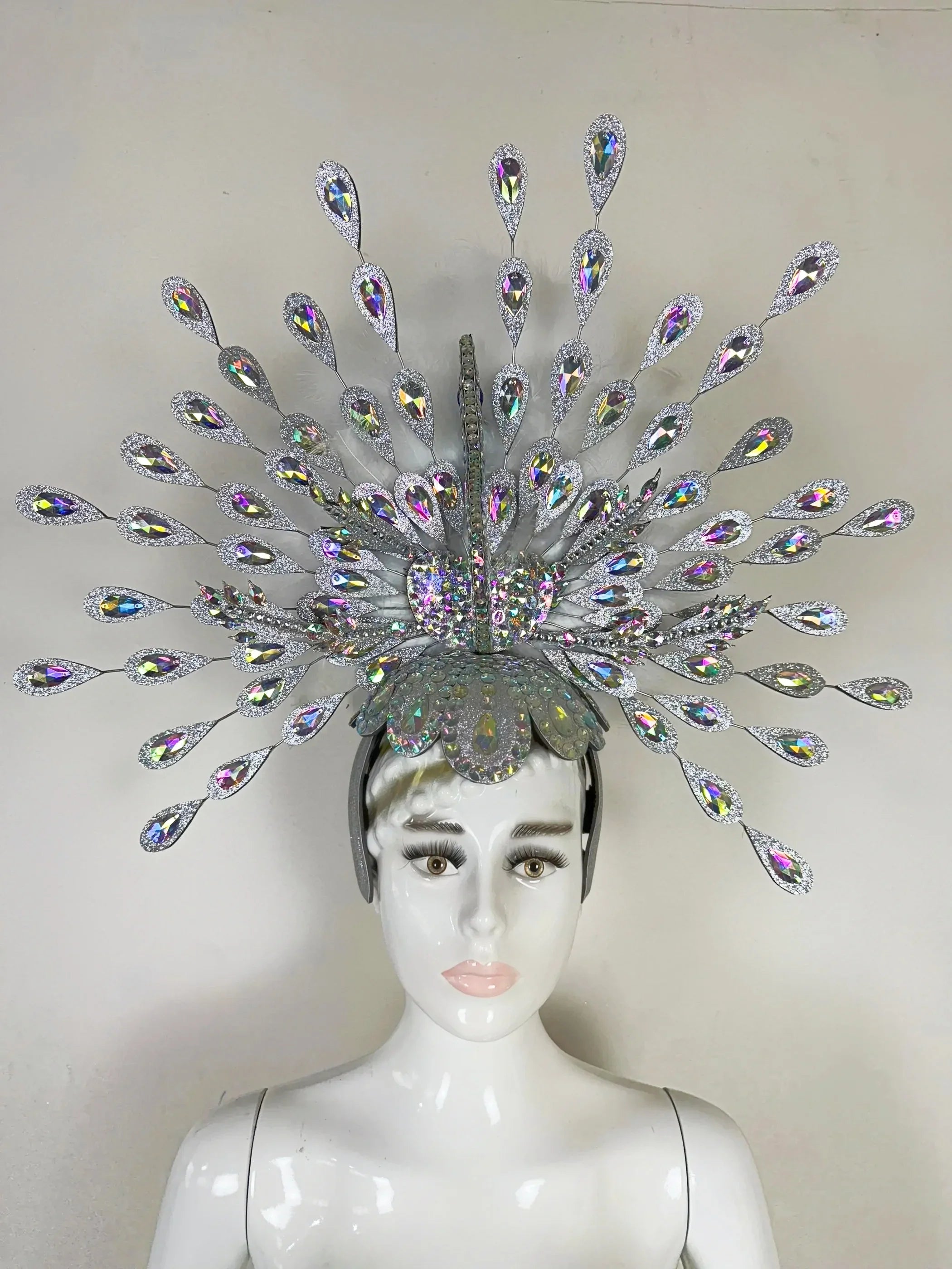 The Stardust Dionysia – Silver Starburst Carnival & Masque Ball Headdress
