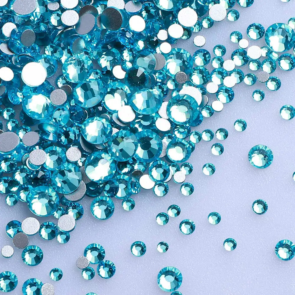1440PCS SS3-SS20 Mix Size Non-Hotfix Glass FlatBack Rhinestones | Non-Hotfix | Wiccan Center