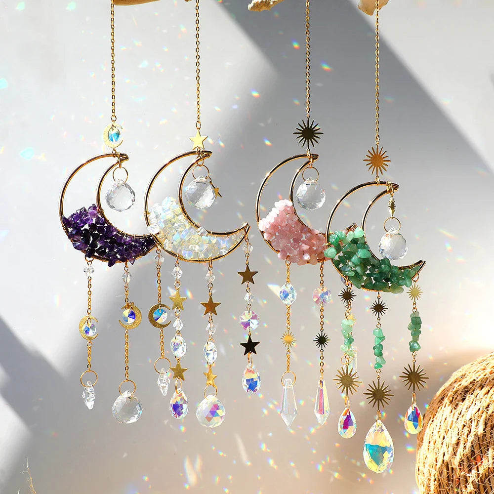 Crystal Moon Suncatchers | suncatchers | Wiccan Center