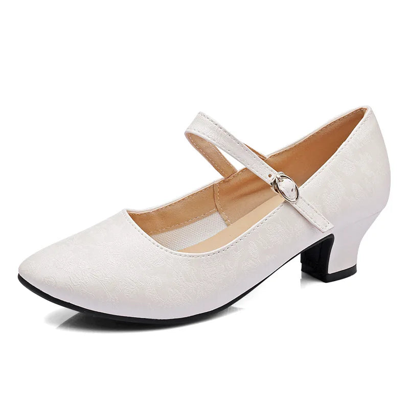The Stardust Blossom Chinoiserie Dance Pump – Vintage Latin & Cabaret Heel | Shoes | Wiccan Center