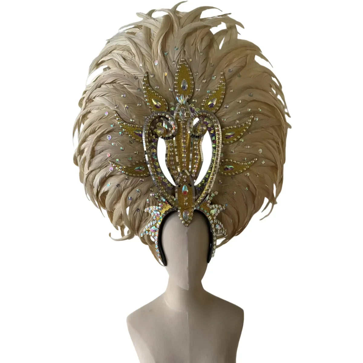 The Stardust Copacabana Feather Crown – Samba Parade Headdress | Headdress | Wiccan Center