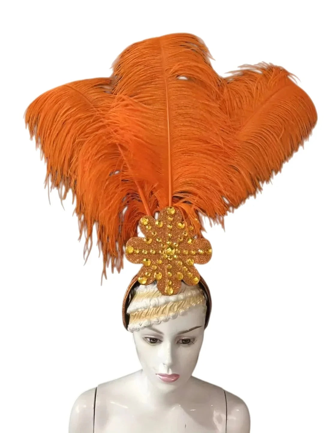 The Stardust Flora Cabaret Crown – Five-Flower Rhinestone Headdress | Headdress | Wiccan Center