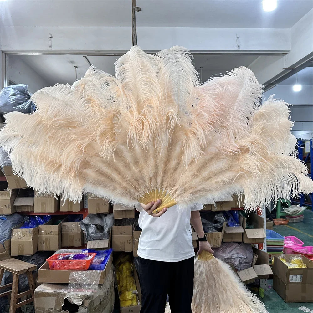 130CM Ostrich Feather Fans | Feather Fans | Wiccan Center