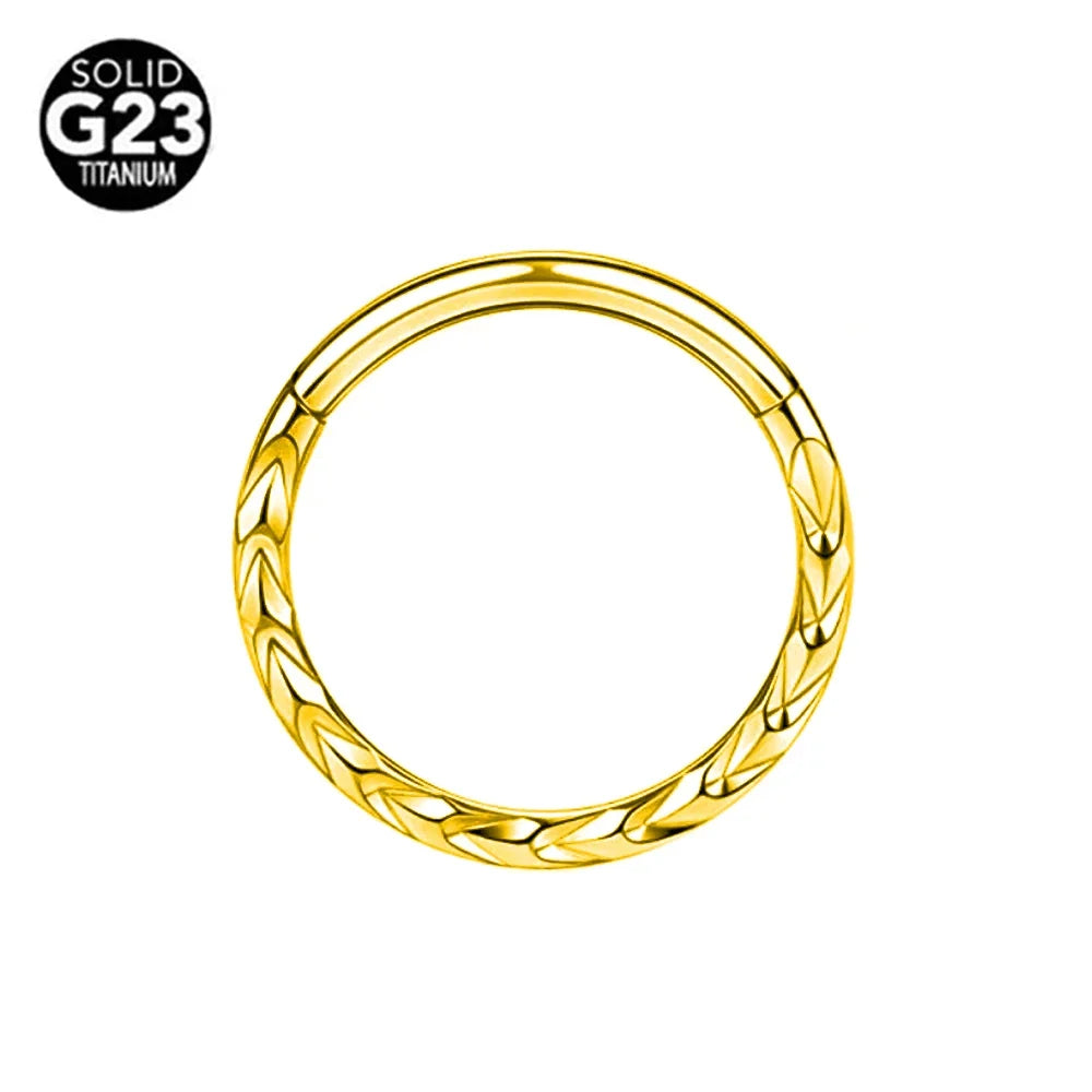 G23 Titanium Bee Septum Nose Ring Piercing Body Jewelry 16G Moon Segment Snake Clicker Helix Ear Cartilage Heart Daith Hoop | | Wiccan Center