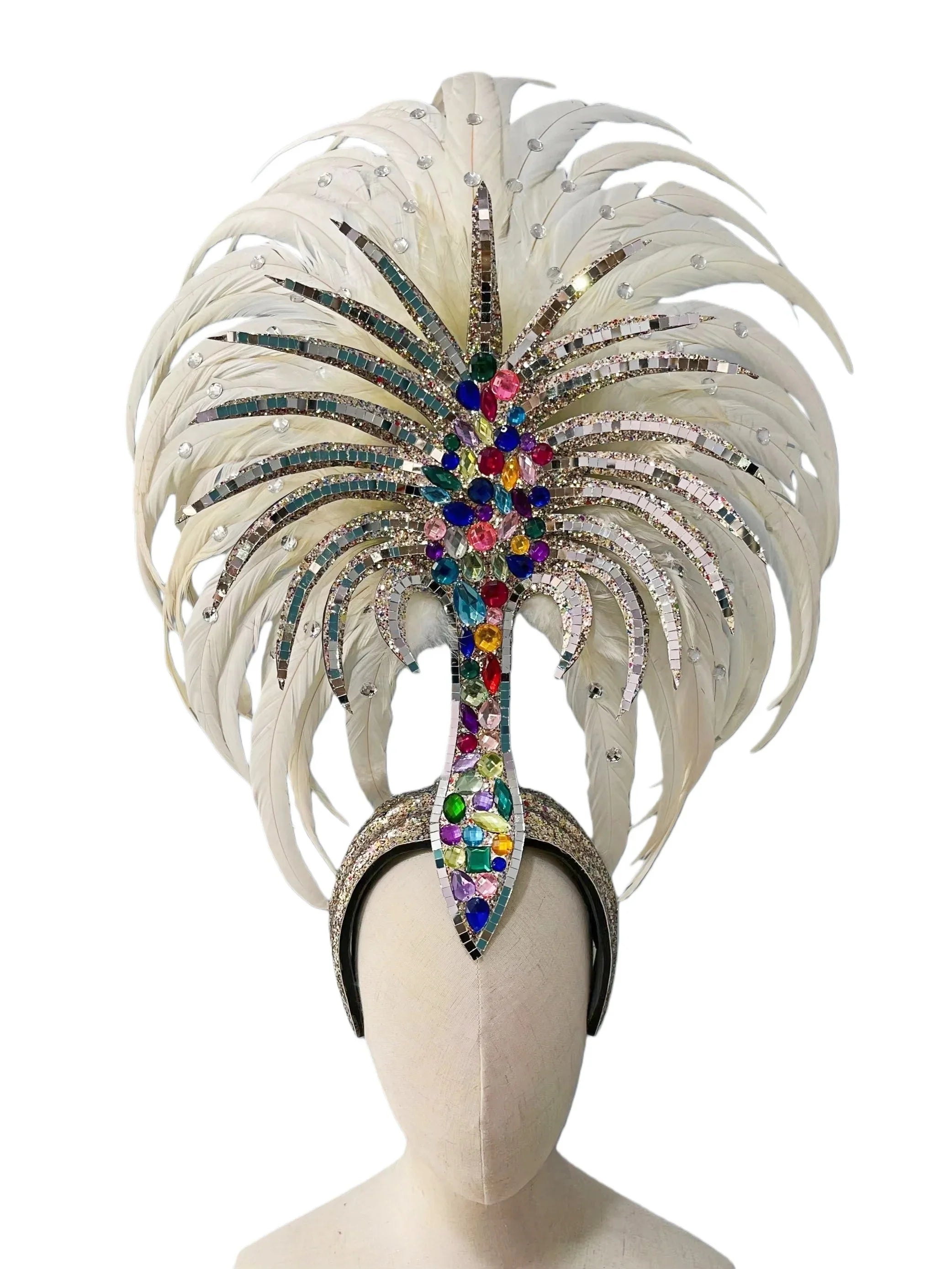 The Stardust Dionysia Masquerade Crown – Carnival & Ball Samba Headdress | Headdress | Wiccan Center